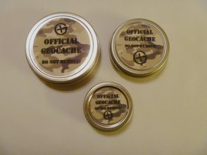 Round Geocaching Containers